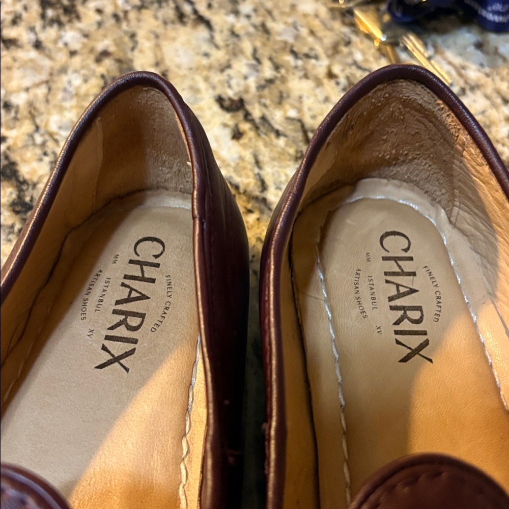 CHARIX Women's Burgundy Slip-On Loafers - Picture 4 of 6